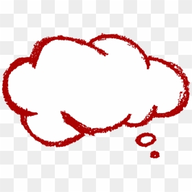 Crayon Speech Bubble - Speech Bubble Png Red, Transparent Png - red crayon png