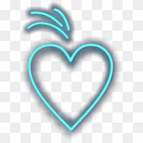 Neon Effect Heart Png - Neon Pink Heart Png, Transparent Png - vhv