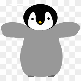 Baby, Tux, Penguin, Linux, Cartoon, Bird, Cute - Baby Penguin Clip Art, HD Png Download - linux penguin png