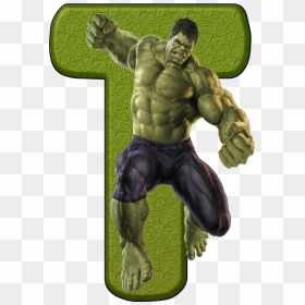 Alfabeto De Hulk D, HD Png Download - hulk fist png