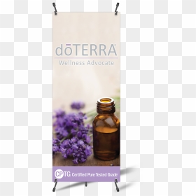 Custom Doterra Vertical Banner With X-banner Stand - Lavender Oil, HD Png Download - vertical banner png