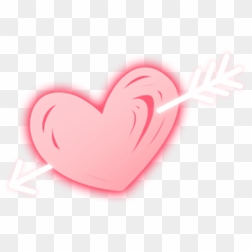 #neon #heart #love #lovely #lloveyou #pink #pinkheart - Love, HD Png Download - neon heart png