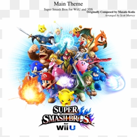 Main Theme Sheet Music Composed By Originally Composed - Super Smash Bros Ultimate Guidebook, HD Png Download - super smash bros wii u png