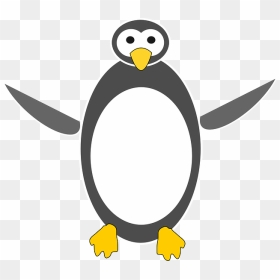 The Linux Penguin - Penguin Cartoon, HD Png Download - linux penguin png