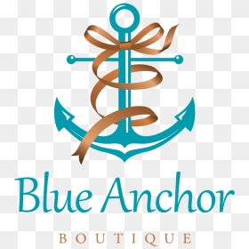 Elegant, Playful, Retail Logo Design For Blue Anchor - Portable Network Graphics, HD Png Download - blue anchor png