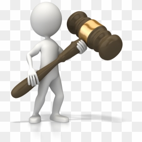 Judging - Transparent Court Gavel, HD Png Download - judge hammer png