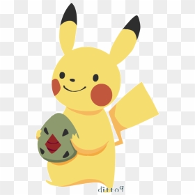 Animated Pikachu Gif By Ditto09 Easter Pikachu By Ditto - Gif, HD Png Download - pokemon gif png