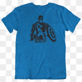 Captain America Mjolnir T Shirt, HD Png Download - hammer silhouette png