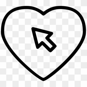 Pointer Cursor Arrow - Heart, HD Png Download - cursor.png