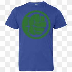 Hulk Fist Graphic Youth Jersey T Shirt - T-shirt, HD Png Download - hulk fist png