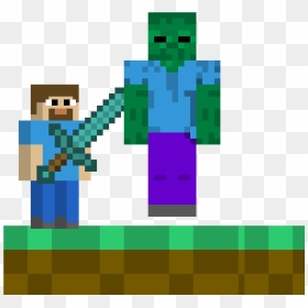 Transparent Minecraft Zombie Png - Pvp, Png Download - minecraft zombie png