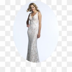 Rhineston Runway Prom Home Coming Pagent Mardi Gras - Dave And Johnny Navy Lace Dress, HD Png Download - runway model png