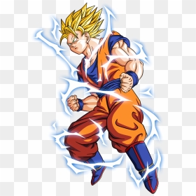 Goku Super Saiyan 2 By Bardocksonic-d73adde - Dragon Ball Z Illustration, HD Png Download - dragonball super png