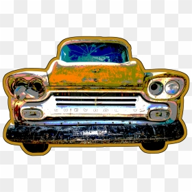 Kartun Mobil Tua, HD Png Download - grafitti png