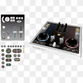 Vector System Music - Dj Mixer Vector Png, Transparent Png - dj mixer png