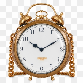 Transparent Gold Clock Png - Moschino, Png Download - gold clock png