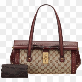Vintage Gucci Bamboo Marrakech Bullet Satchel Jacquard - Gucci Bags For Women, HD Png Download - bamboo border png