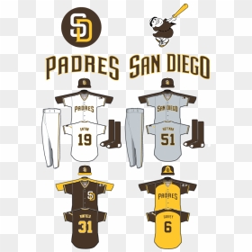 Transparent San Diego Padres Logo Png - San Diego Padres Uniform Concepts, Png Download - san diego padres logo png