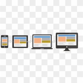Responsive Web Design From Mobile To Tablet To Laptop - Mobile First Responsive Design, HD Png Download - responsive web design png