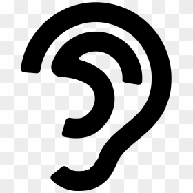 Ear - Ear Svg Free, HD Png Download - ear icon png