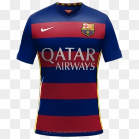Fc Barcelona Uniforme - Sports Jersey, HD Png Download - barcelona uniforme png
