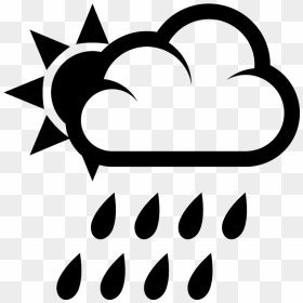 Sun Behind Rain Cloud Emoji Clipart - Emoji Domain, HD Png Download - rain emoji png