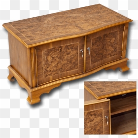 Serpentine Tv Stand On Bracket Feet Thumbnail - Drawer, HD Png Download - tv stand png