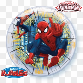 Transparent Ultimate Spiderman Png - Bubble Spiderman Qualatex, Png Download - ultimate spiderman png