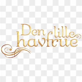 Calligraphy, HD Png Download - little mermaid logo png