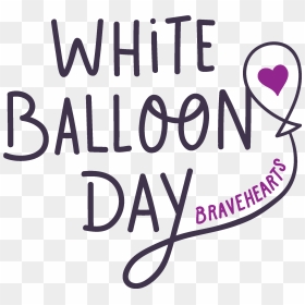 White Balloon Day 2018 Australia, HD Png Download - white balloon png