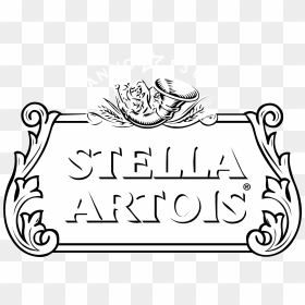 Stella Artois Logo Black And White - Stela Artois Logo Vetor, HD Png Download - stella artois logo png