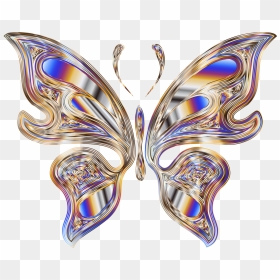 Svg Free Prismatic No Background Icons Png Free And - Iridescent Wings Transparent Background, Png Download - butterfly wing png