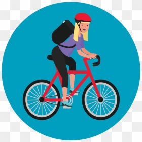Hybrid Bicycle, HD Png Download - postmates logo png