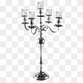 80cm Silver Candelabra , Png Download - Metalni Svecnjak, Transparent Png - candelabra png