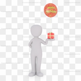 Standing, HD Png Download - white balloon png