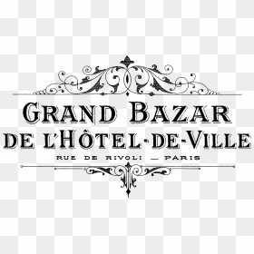 French Hotel Decal, HD Png Download - vintage png images