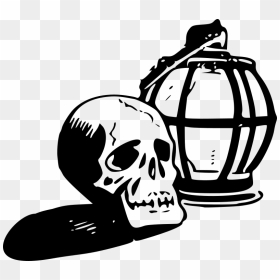 Skull And Lantern - Portable Network Graphics, HD Png Download - chinese lanterns png