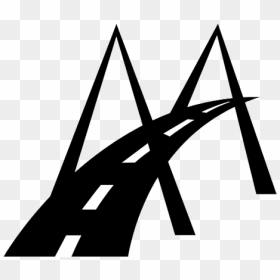Road And Bridges Logo, HD Png Download - bridge icon png