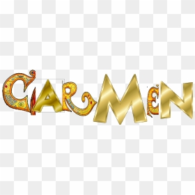 Carmen With Gold Letters - Letter A In Gold, HD Png Download - gold letters png