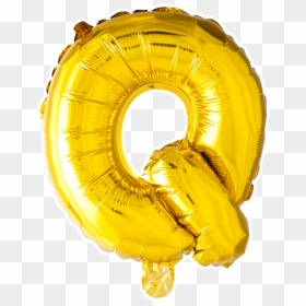 Foilballoon Q , 40" - Balon Foil Huruf Png, Transparent Png - gold letters png