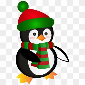Penguin Clipart Summer - Christmas Penguin Clip Art, HD Png Download - penguin clipart png