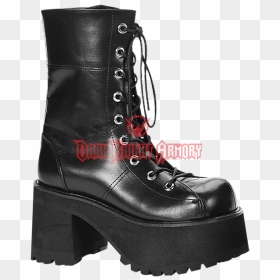 Womens Platform Combat Boots - Womens Combat Boots Platform, HD Png Download - combat boots png