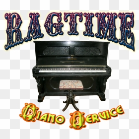 Transparent Piano Clipart Png - Ragtime Instruments, Png Download - piano clipart png
