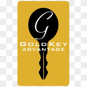 Gold Key Advantage Logo Png Transparent - Sign, Png Download - gold key png