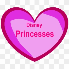 Disney Princesses - Heart, HD Png Download - disney princess logo png