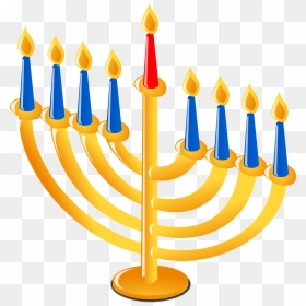 Transparent Background Hanukkah Clipart, HD Png Download - candelabra png