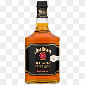 Jim Beam Black Bourbon Whiskey, 750 Ml - Jim Beam Black Extra Aged Bourbon, HD Png Download - jim beam logo png