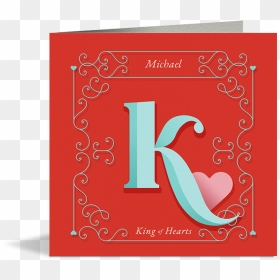 King Of Hearts Card - Greeting Card, HD Png Download - king card png