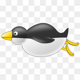Penguin Clipart Flying - Penguin Swimming Clip Art, HD Png Download - penguin clipart png