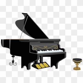For The Equestrian Orchestra - Vector Piano, HD Png Download - piano clipart png